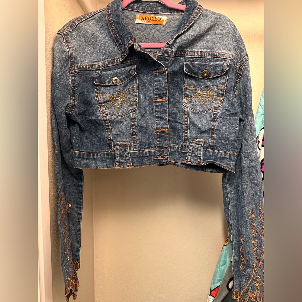 Vintage - Y2K fashion Apollo denim jacket